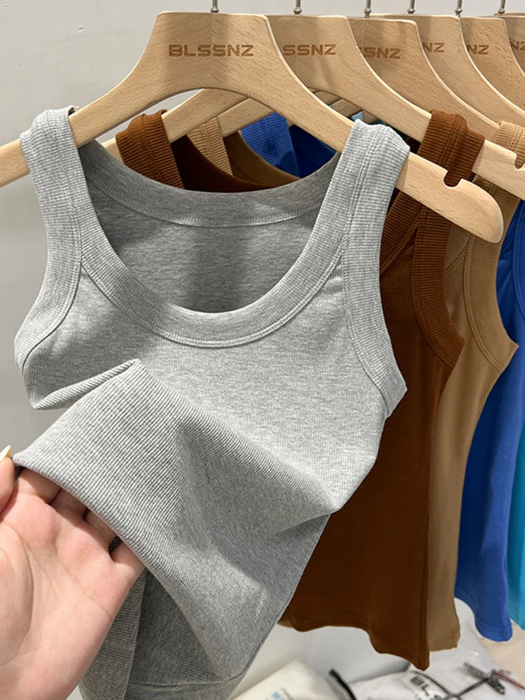 Sleeveless Crop Top