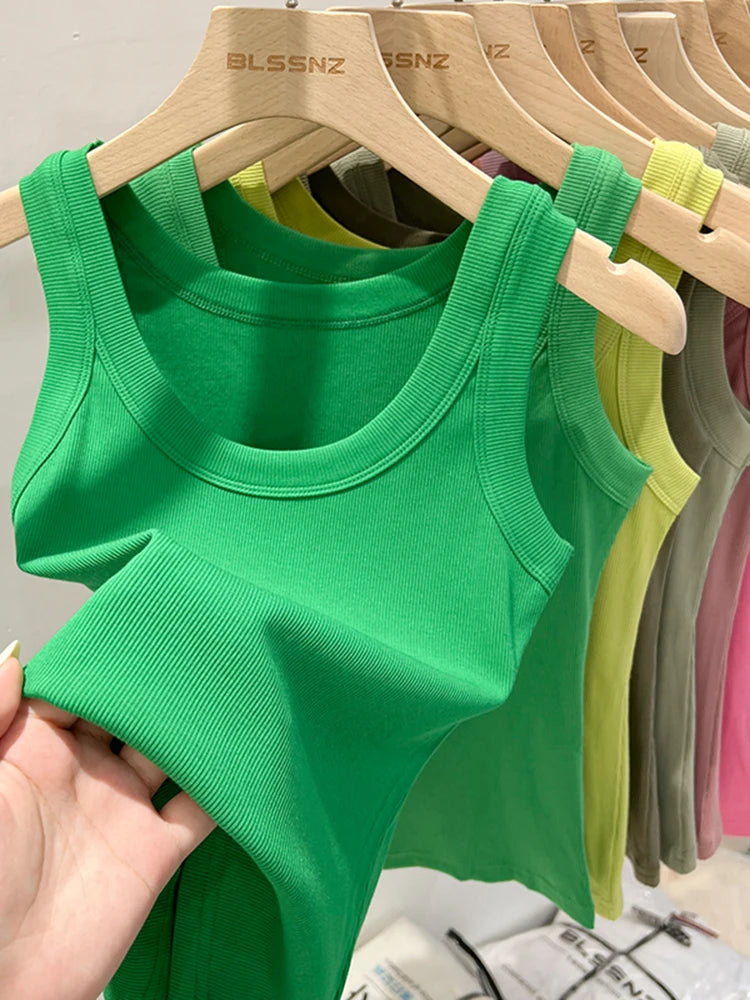 Sleeveless Crop Top