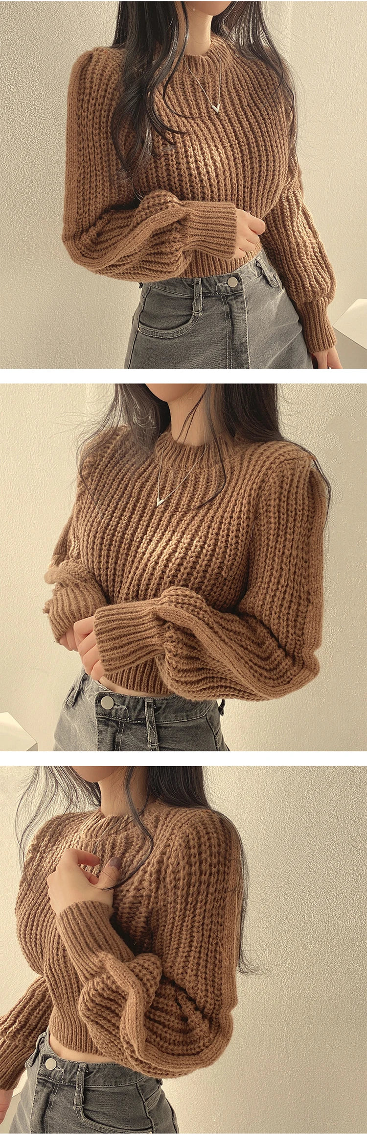 Women Sweater Knitwear Soft Warm