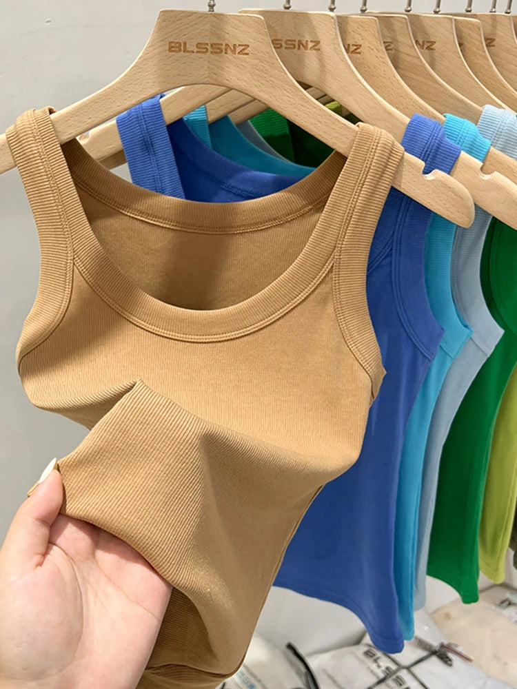 Sleeveless Crop Top