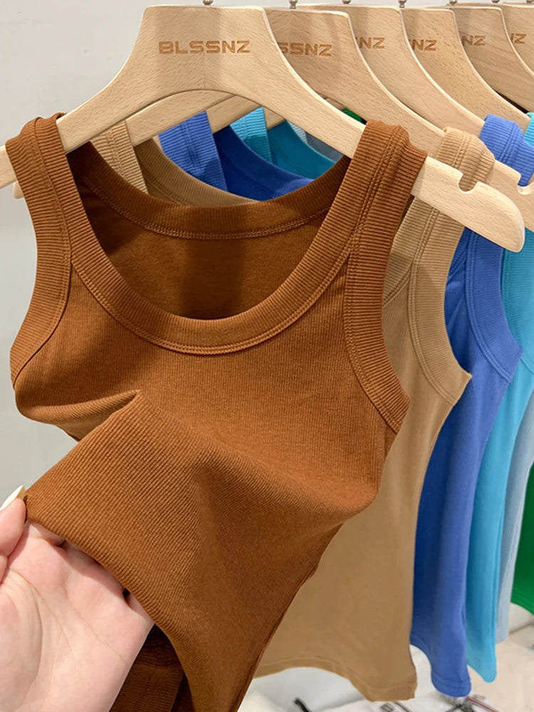 Sleeveless Crop Top