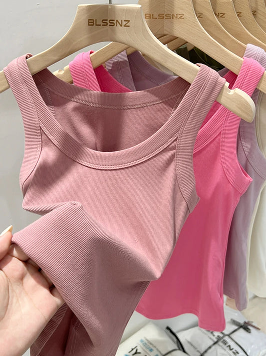 Sleeveless Crop Top