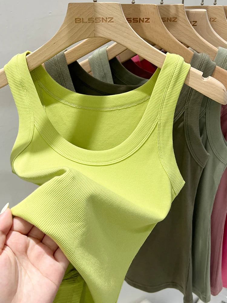 Sleeveless Crop Top
