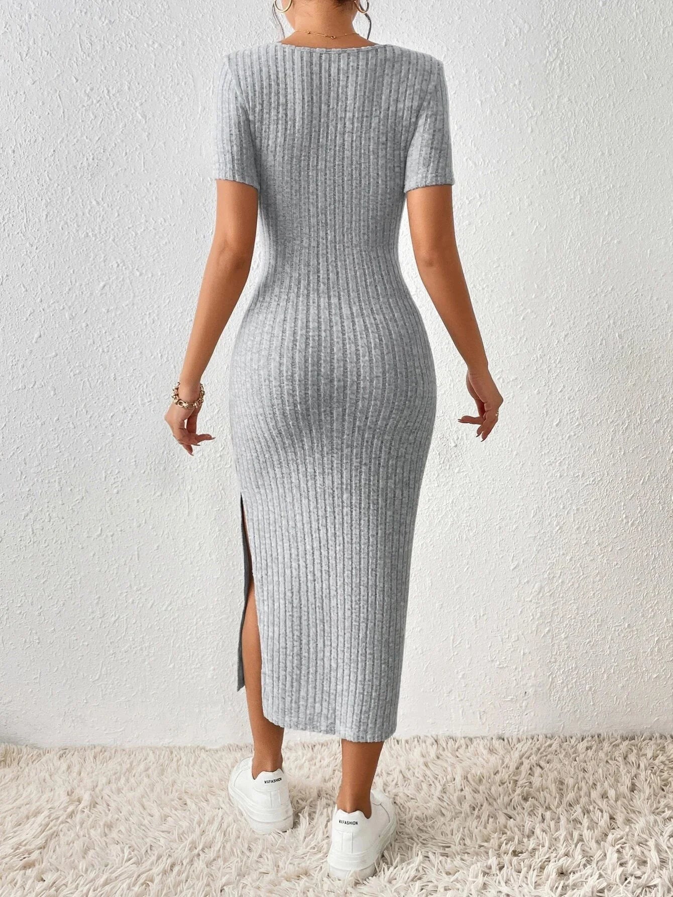 WomenStyle Knitted Dress Lady