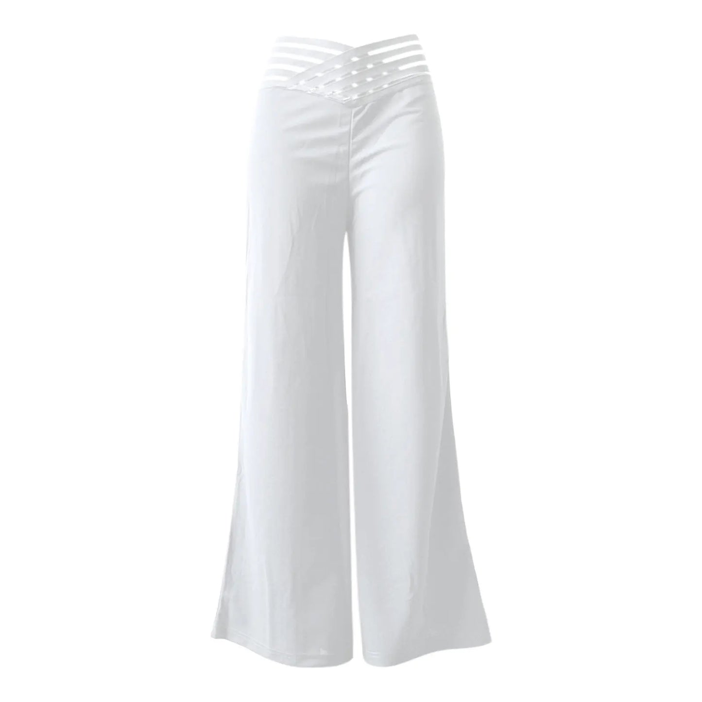 Women Flared Pants Elegant Office Lady