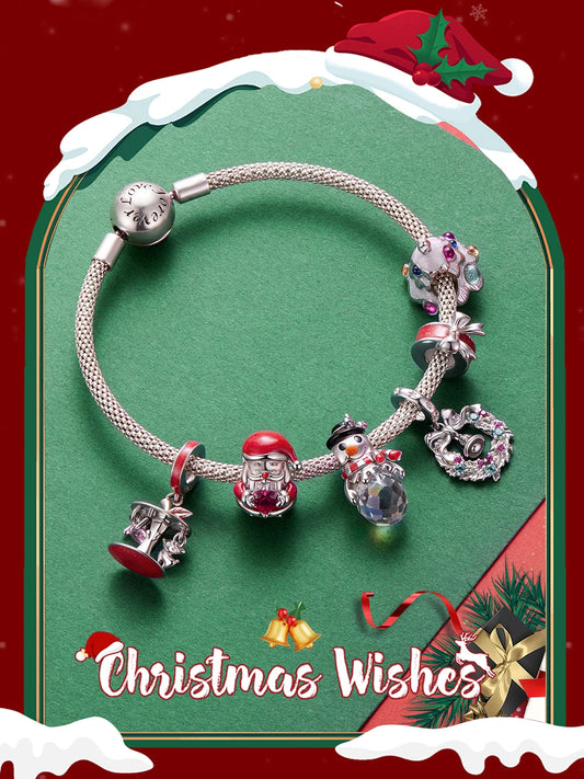 Christmas Apple Tree Charms Bracelet